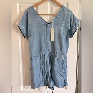 Chambray romper